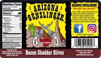 Arizona Gunslinger Bacon Cheddar Olives