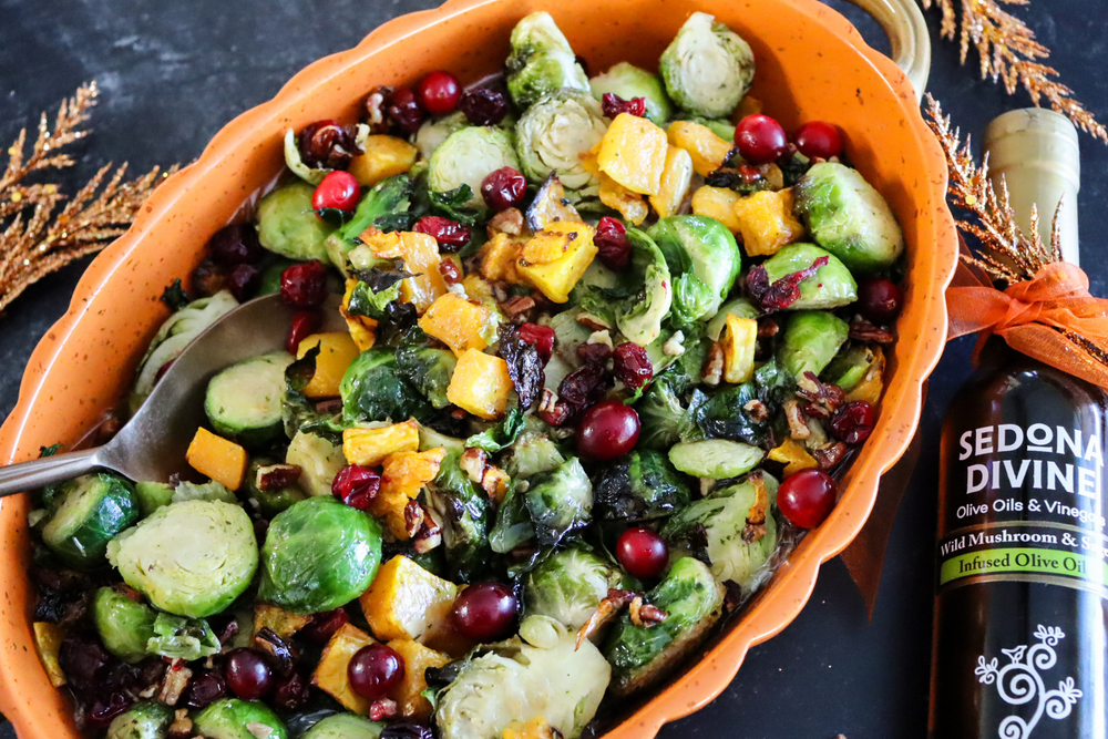 Roasted Harvest Brussels Sprouts