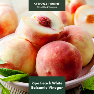 Ripe Peach White Balsamic Vinegar*